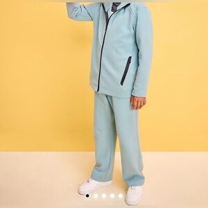 Old Navy Light Blue Fleece Jacket and Pants Set